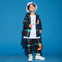 Children Street Dance Suit Boy Hip Hop Fashion Show Suit Less Children Fall New Tide Card Jacket Hiphop Play Out