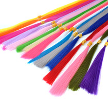 16-color color hair pick-up without trace braid wire hand hook hair simulation wig hair wire crystal hair receiving bundle