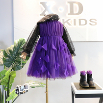 Do not return do not change the winter live clearance one winter Korean version of the new girls New Years goods BLING flashing net yarn Princess waist