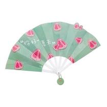Cool summer folding fan plastic plastic rubber fan cute folding small fan girl NN hand fan portable household