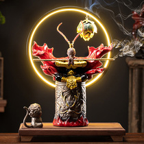 Keep the tao ren Mahatma return qi tian daseng Monkey King dou zhan sheng fo back incense cayi deng Circle home decor