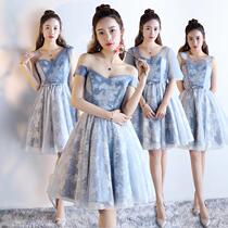 Bridesmaids Short 2021 Season New Bridesmaids Sister Skirt Slim Wedding Dress Plus Size Womens Dress