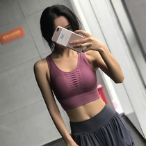 Air Vents Sports Underwear Shockproof Vest Poly Fitness Bra Running Quick Dry Yoga Stereotyped Bra to receive the secondary milk