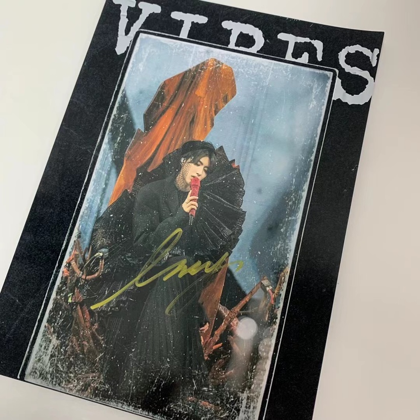 Cai Xukun autograph Beijing concert stage refinement photo album event live pro-sign Fidelity collection