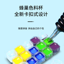 New Honeycomb Coloring Cup Tattooing Combination of Coloring Material Cups Tattooing Consumables tools Beijing Kyotootattooing Equipment