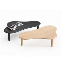 Nordic designer coffee table solid wood special-shaped combination minimalist tea table modern simple living room art creative tea table