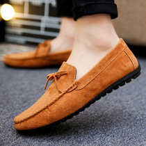 Summer New Bean shoes fast hand Red Man social shoes trend set foot mens single shoes driving soft shoes spirit guy