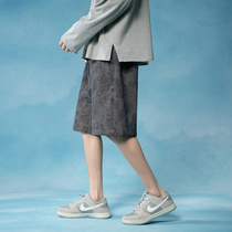 Shorts Mens summer thin loose ice silk five-point pants trend brand trend sports pants summer wear casual pants