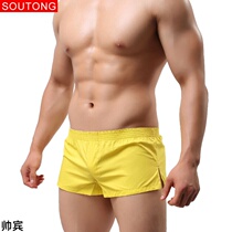 Two-point pants home shorts mens cotton comfortable breathable pajama pants home pants Aro pants boxers sexy