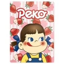 Spot Japan peko not two milk girl Strawberry cute Post-it notes notebook pad