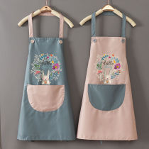 Spot Home Cute Kitchen Cooking Apron Women Waterproof Oil Proof Oil Containment Waist Men Workwear Custom Print