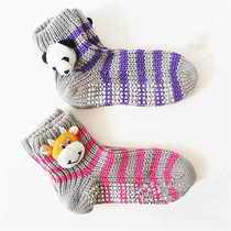 Lanzuri Special Cabinet Autumn Winter Sweet Beauty Home Floor Warm Socks 99185 Thickened Women Socks Hair Line Short Socks