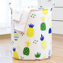 Edo large simple fabric dirty clothes basket dirty clothes storage cotton and linen storage basket foldable washable