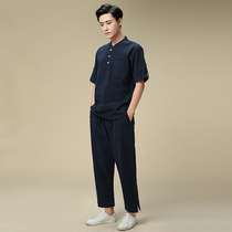 Tangyue spring and summer new foot bath foot massage work clothes mens health hall SPA technician clothes mens suit