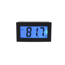 Digital voltmeter LCD with backlight two-wire wide voltage DC8-200V digital display DC electric battery car