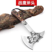 Japan Fukuoka Home Woodworking Axe Full Steel Double-edged Machete with Hand Axe Devil Assaulter for Lifesaving Axe