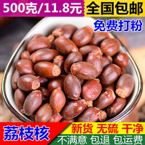 Bobai-litchi core 500 grams of Chinese herbal medicine dry lychee kernel lychee bone seed for sale