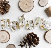 Regio life elements light table teaching aids Drop glue crystal three-dimensional alphanumeric building blocks custom