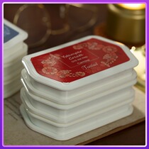 Oil-controlled retro color printing mud hand account seal tool printing mud box printing oil rubber stamp printing table Hand account companion