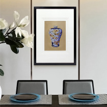 Electricity meter box decoration painting vertical non-punching household distribution box shielding gate box new Chinese hanging painting is a blessing