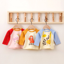 Baby Long Sleeve T Spring Autumn Small Blouse Infant Spring Beat Undershirt Male Baby Compassionate Child Spring Clothing