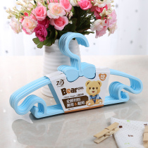 10 baby clothes rack baby clothes rack baby plastic clothes rack non-slip clothes support children hanging clothes hanger