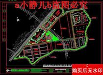 Nursery ecological garden layout cad drawing architectural dwg drawing