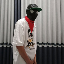 Draw Shanghai limited Justin Bieber same skateboard panda print short-sleeved high street cotton round neck T-shirt