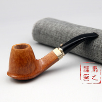 Italian Duck Lanatra Shionamu Pipe 2016 Limited 16 Glossy Double Silver Ring Bend 55E