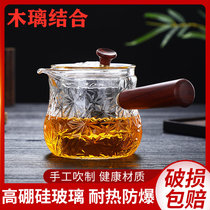 Side turn pot heat resistant glass cooking teapot tea tea hand tea set Home tea maker Single pot electric pottery stove cooking tea