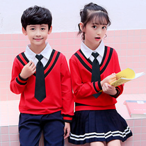 Primary school suit autumn and winter College uniform childrens class uniform British Games Opening Ceremony clothing kindergarten Garden uniform