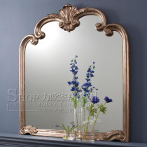 European waterproof bathroom mirror Bathroom wash mirror Entrance decorative mirror American dressing makeup mirror Wall hanging mirror customization