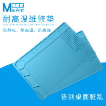 Mobile Phone Repair Desk Heat Insulation Pad New with groove New screw positioning area High temperature resistant No Smell Pad Mat