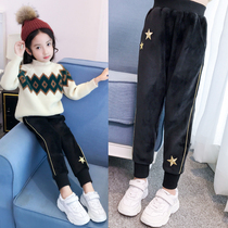 Girls sports pants 2020 new autumn clothes loose children pants little girl casual pants Korean version childlike pants boom