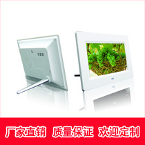 Shenzhen 7 inch HD digital photo frame human body induction gift infrared wireless remote control U disk video player