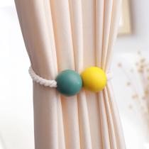Curtain strap magnet curtain buckle creative curtain lace tie tie decoration cute curtain rope strap pastoral style