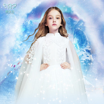 Frozen 2 Aisha childrens dresses Princess dresses Girls Aisha 2019 new temperament flower girl catwalk dinner