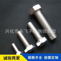 304 stainless steel hexagon screw external hexagon Bolt M24 stainless steel bolt stainless steel screw M3-M30