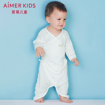 Love baby Le cotton baby lace-up one-piece long sleeve climbing suit AB375481