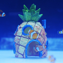 Fish tank Landscape Pendulum Pieces Pinewood House Fish Shrimp Shelter From House Jars Seawater Fish Tank Simulation Resin Fish Tank Building Swing Pieces