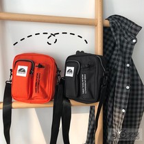  New trendy brand messenger bag ins small satchel men and women Japanese dark tooling Harajuku broadband oblique student bag