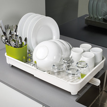 UK Joseph adjustable double layer drain Dish Finishing Racks Drain Drainage Rack Kitchen Shelve