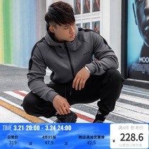 Jacket Mens Hat 2019 Winter New Korean version Thin Spring Summer Sports Warm Training Running Fitness Outerwear Jacket