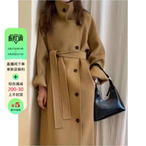 Clearing the anti - season 2022 Miss Ocean Miss Hand Hand Hand - sided Cashmere Coat Lady