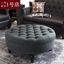 Foreign trade American test shoes stool round stool shoes shop cloth art sofa stool small footstool clothing shop cloakroom stool short pier