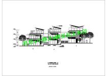 Several sets of pitched roof villa construction CAD architectural drawings CAD design drawings