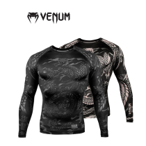 VENUM VENUM venom mma fighting anti-wear tights boxing UCF Sanda fitness T-shirt China Dragon tight long sleeve