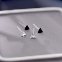 Anxious simple raising ear studs earrings male sleeping without picking earrings Mori Super fairy cold earrings female