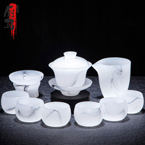 Kitchen Horse Glazed Tea Tea Set Light Extravaganza Tea Cup Cover Bowl Home Tea Teapot High End Office Gift Box Dress