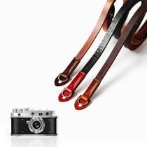 cam-in italian original plant Plant Tanning Cow Leather Camera Braces Genuine Leather Shoulder Strap Round Hole connector CS230